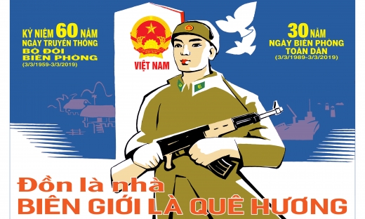 Trao giải sáng tác tranh cổ động tuyên truyền kỷ niệm 60 năm Ngày truyền thống Bộ đội Biên phòng