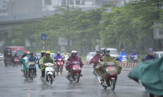 Dự báo thời tiết hôm nay (14/4): Bắc Bộ có mưa dông, gió giật mạnh ở vùng núi