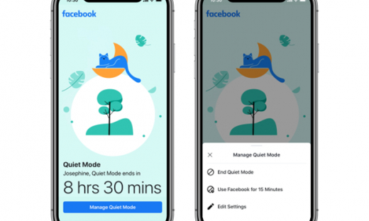 Facebook thêm chế độ Quiet trên iOS, người dùng không bị làm phiền bởi các thông báo