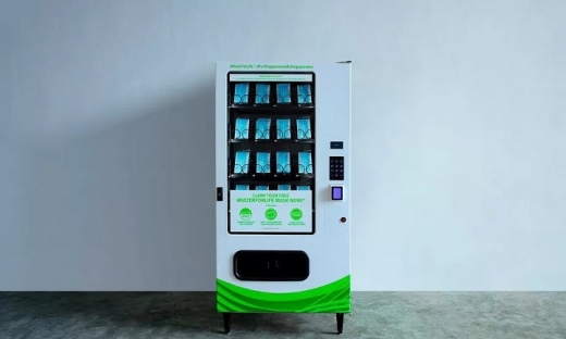 Razer xây dựng nhiều cây ATM phát khẩu trang miễn phí cho người dân Singapore