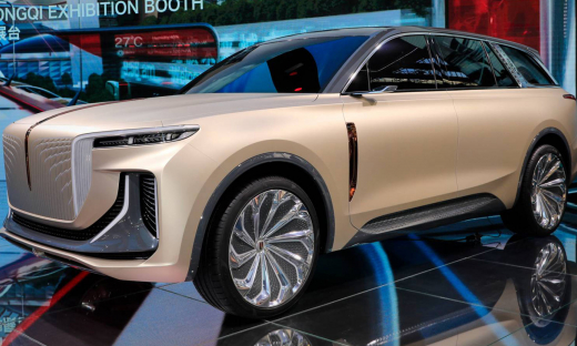 Hé lộ hình ảnh đầu tiên của SUV hạng sang Hongqi E115