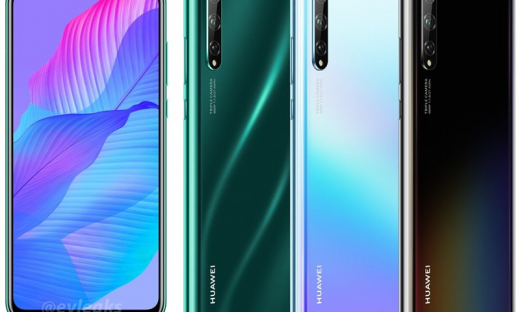 Huawei P Smart S lộ ảnh thiết kế với 3 camera sau kèm theo 3 tùy chọn màu sắc