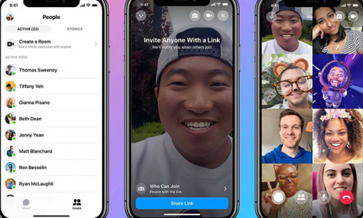 Messenger Rooms được tích hợp cho WhatsApp beta