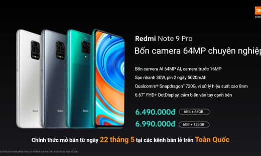 Redmi Note 9 Series ra mắt tại thị trường Việt, giá từ 3,99 triệu đồng