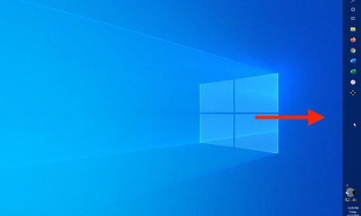 Mẹo dùng máy tính Windows 10: Cách chuyển vị trí thanh taskbar