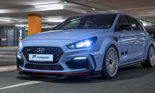 Hyundai i30 N trông hầm hố hơn với bản độ của Prior Design