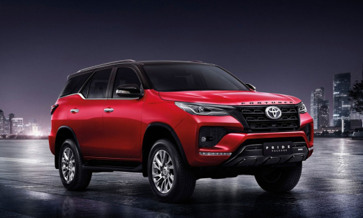 Toyota Fortuner 2021 có gói nâng cấp ngoại thất tại Thái Lan