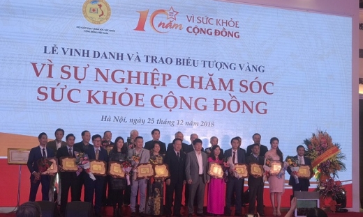 Sao Thái Dương vinh dự 2 năm liền nhận biểu tượng vàng vì sự nghiệp chăm sóc sức khỏe cộng đồng