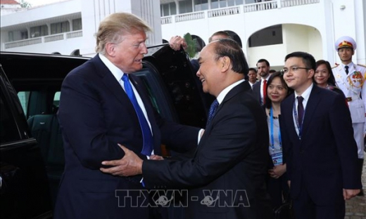 Thủ tướng Nguyễn Xuân Phúc hội kiến Tổng thống Mỹ Donald Trump