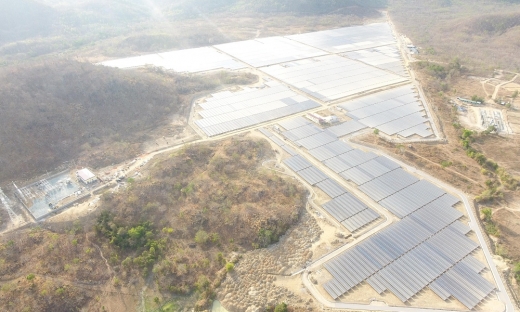 Nhà máy điện mặt trời thứ 2 ở Bình Thuận hòa lưới điện Quốc gia