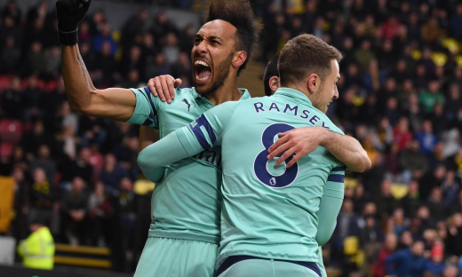 Thi đấu hơn người trước Watford, Arsenal giành 3 điểm trọn vẹn