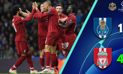 Thắng tưng bừng FC Porto, Liverpool hẹn Barcelona ở bán kết