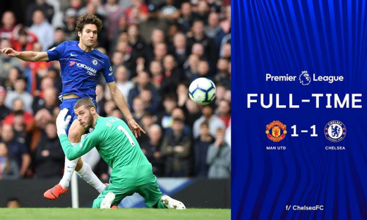 MU và Chelsea níu chân nhau trong cuộc đua Top 4