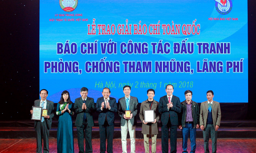 35 tác phẩm đoạt Giải ' Báo chí toàn quốc về phòng, chống tham nhũng, lãng phí' lần thứ hai