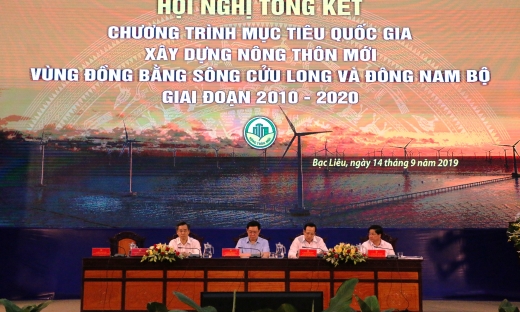 Hội nghị tổng kết 10 năm Chương trình MTQG xây dựng NTM vùng Đồng bằng sông Cửu Long và Đông Nam Bộ