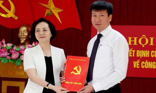 Bí thư Huyện ủy Văn Yên Trần Huy Tuấn giữ chức Trưởng ban Tổ chức Tỉnh ủy Yên Bái
