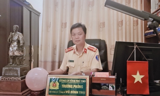 Phòng CSGT tỉnh Phú Thọ tăng cường đảm bảo an toàn giao thông dịp cận tết nguyên đán Canh Tý 2020