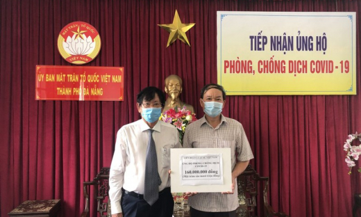 Liên đoàn Luật sư Việt Nam trao tiền ủng hộ phòng, chống Covid-19 cho người dân TP. Đà Nẵng và tỉnh Quảng Nam