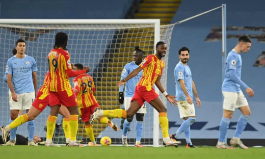 Man City 1-1 West Brom ở vòng 13 Premmier League 2020/21