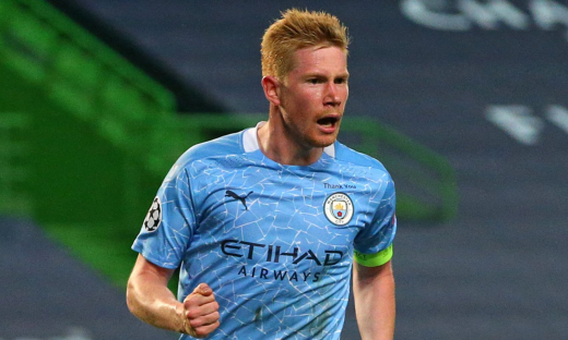 Kevin De Bruyne lọt Top 10 cầu thủ có đường chuyền đẹp nhất Ngoại hạng Anh