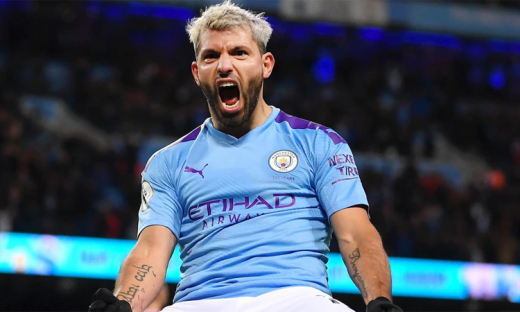 HLV Pep Guardiola so sánh Aguero với Maradona và Messi