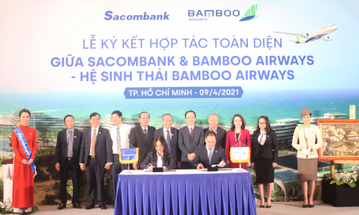 Sacombank và Bamboo Airways – Hai thương hiệu, triệu giá trị