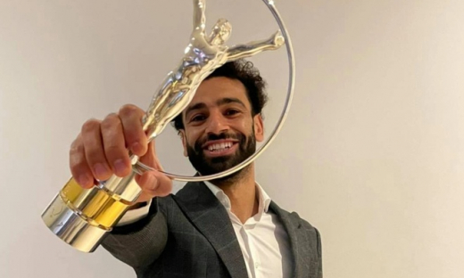 Mohamed Salah được vinh danh ở giải Thể thao Thế giới