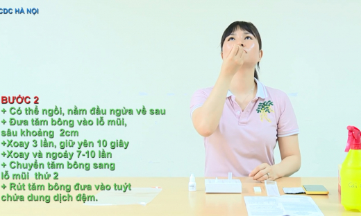 CDC Hà Nội hướng dẫn tự test nhanh Covid-19 tại nhà