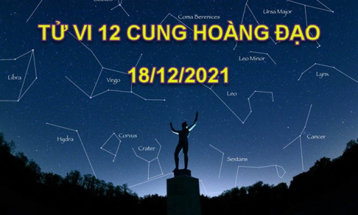 Xem tử vi của 12 cung hoàng đạo hôm nay thứ 7 ngày 18/12/2021