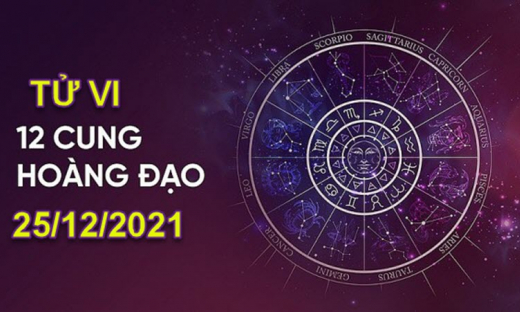 Tử vi 12 cung hoàng đạo hôm nay thứ 7 ngày 25/12/2021