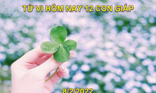 Tử vi hôm nay 8/2/2022, thứ 3 ngày 8/1 âm lịch của 12 con giáp