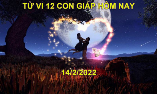 Tử vi hôm nay 14/2/2022, thứ 2 ngày 14/1 âm lịch của 12 con giáp