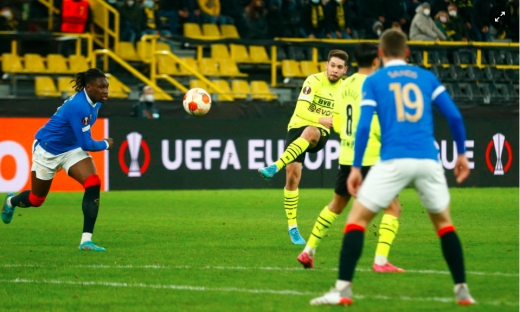 Vắng Erling Haaland, Dortmund để thua 2-4 trước Rangers