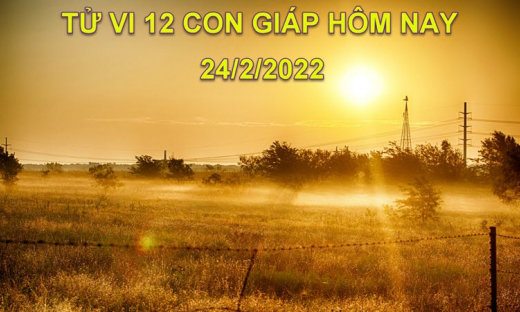 Tử vi hôm nay 24/2/2022, thứ 5 ngày 24/1 âm lịch của 12 con giáp