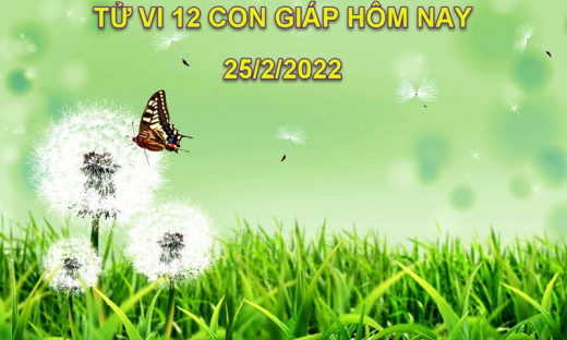 Tử vi hôm nay 25/2/2022, thứ 6 ngày 25/1 âm lịch của 12 con giáp