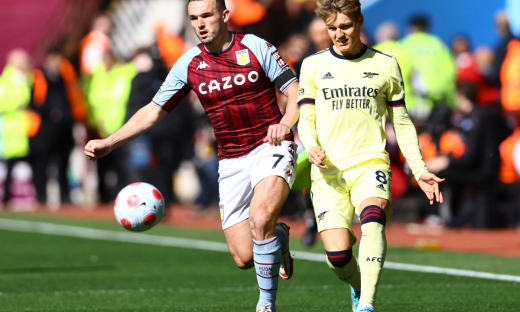 Đánh bại Aston Villa 1-0, Arsenal củng cố vị trí trong top 4 Ngoại hạng Anh