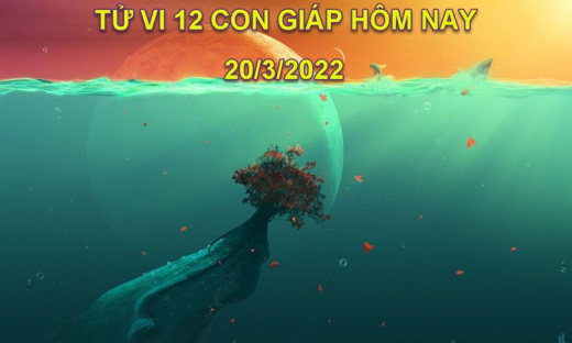 Tử vi 20/3/2022 hôm nay Chủ nhật ngày 18/2 âm lịch của 12 con giáp