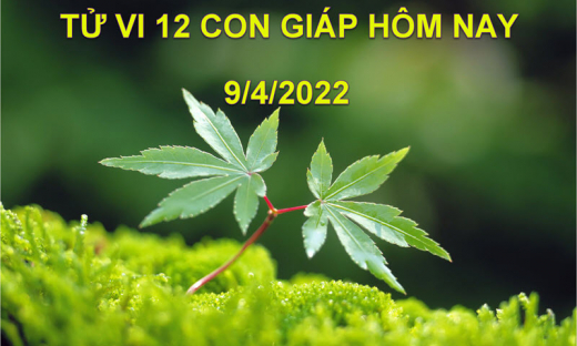 Tử vi 9/4/2022 hôm nay thứ 7 ngày 9/3 âm lịch của 12 con giáp