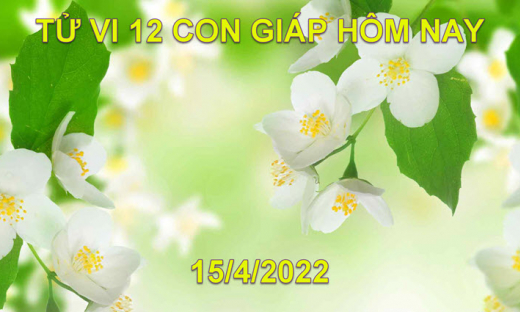 Tử vi 15/4/2022 hôm nay thứ 6 ngày 15/3 âm lịch của 12 con giáp