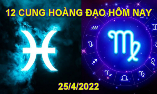 Dự đoán 12 cung hoàng đạo hôm nay, tử vi thứ 2 ngày 25/4/2022