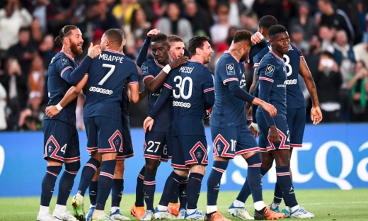 Messi ghi siêu phẩm giúp PSG vô địch Ligue 1 2021/22 sớm 4 vòng