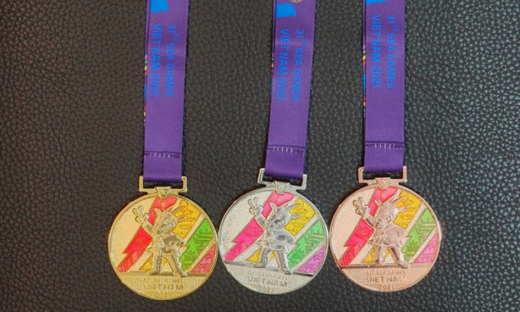 Cận cảnh mẫu huy chương cho SEA Games 31