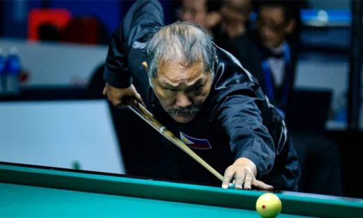 Cơ thủ Việt Nam thắng cách biệt 'phù thủy bi-a' Efren Reyes ở SEA Games 31