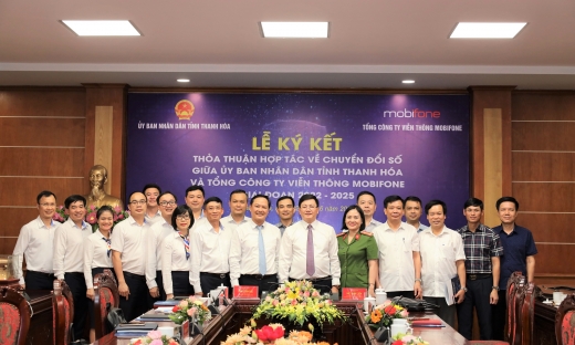 Mobifone ký thỏa thuận hợp tác chuyển đổi số với UBND tỉnh Thanh Hóa