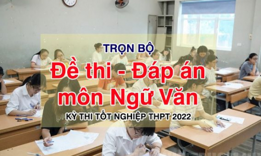 Đề thi môn Ngữ văn tốt nghiệp THPT năm 2022