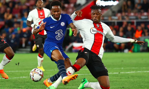 Sterling ghi bàn, Chelsea vẫn nhận thất bại 1- 2 trước Southampton