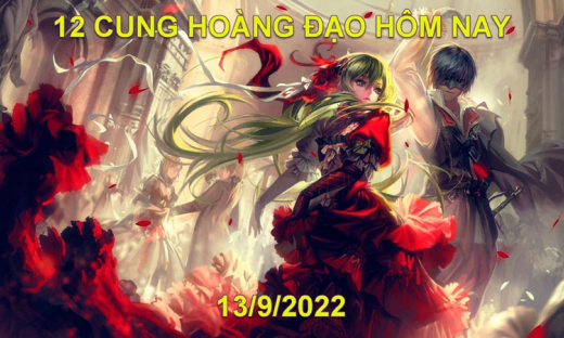 Tử vi 12 cung hoàng đạo hôm nay, thứ 3 ngày 13/9/2022