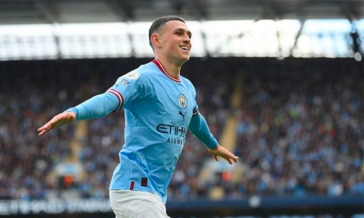 Lập hat-trick vào lưới M.U, Phil Foden vượt kỷ lục tồn tại 13 năm của Messi