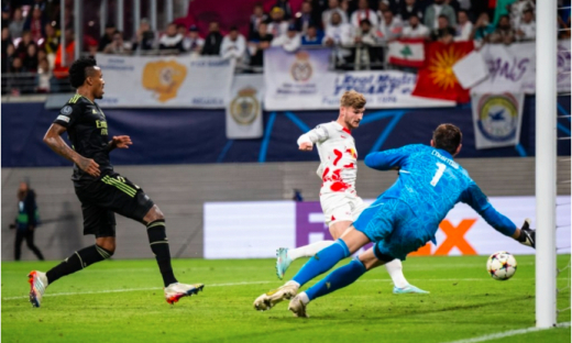 RB Leipzig thắng Real Madrid 3-2 tại vòng bảng Champions League