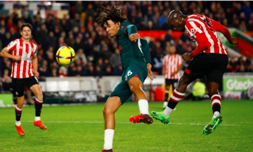 Thua Brentford 1-3, Liverpool lỡ cơ hội thu hẹp điểm số với Top 4